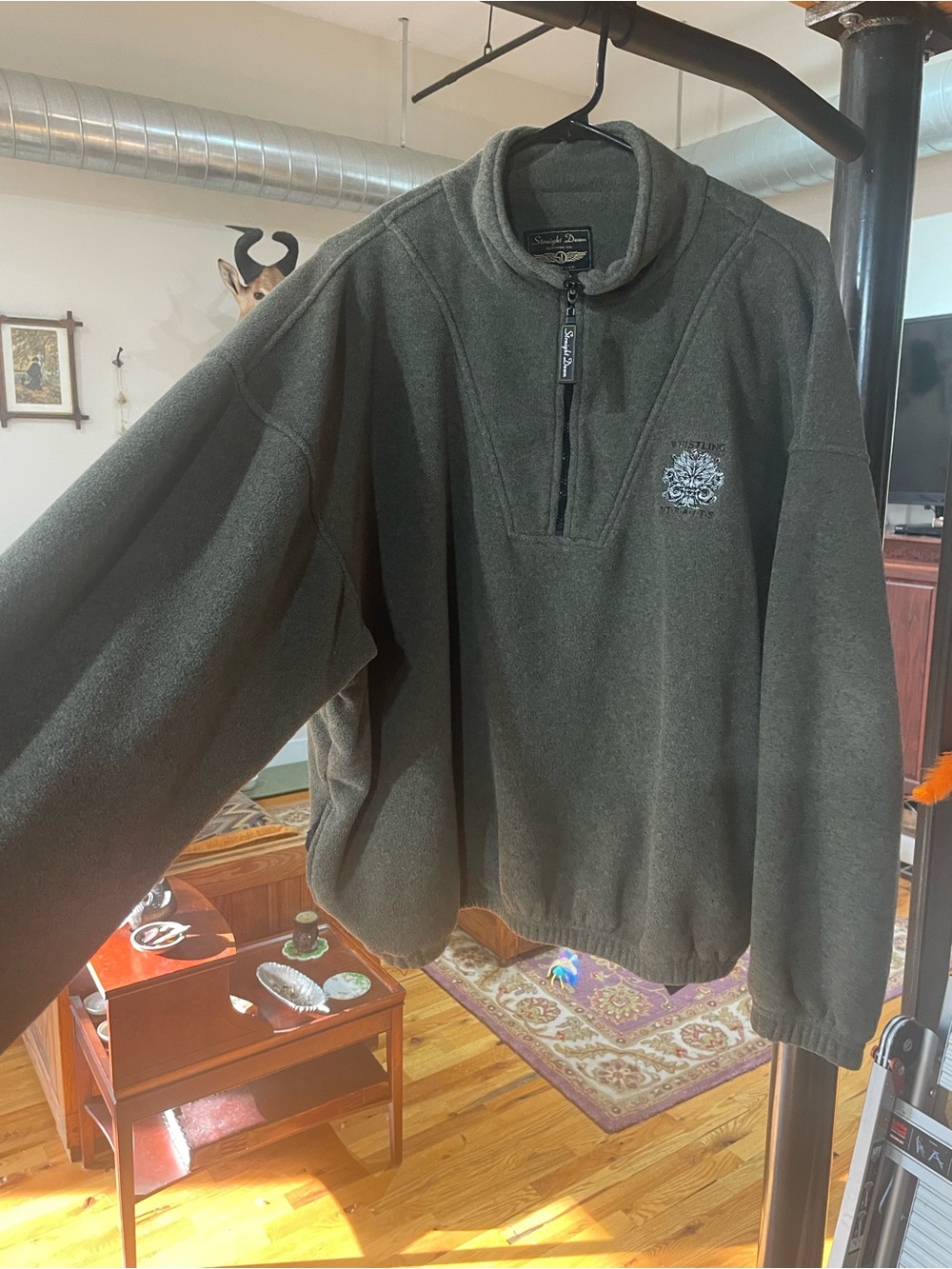 Vintage Green Whistling Straights Quarter Zip